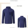Girls Fleece Jacket Full Zip Fall Winter Soft Sherpa Coat Outwear with Pockets - Image 2